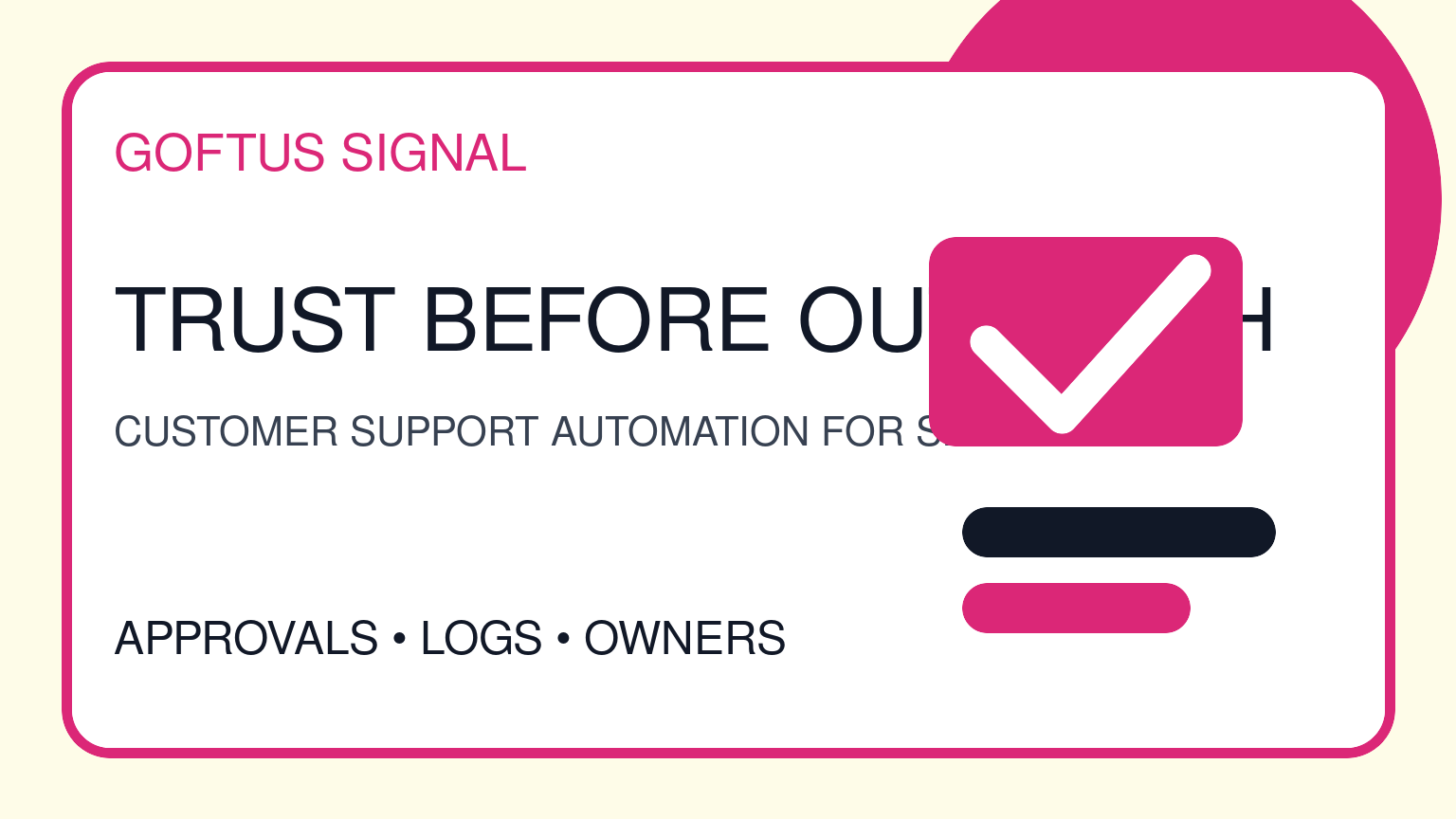 Customer Support Automation Can Protect Trust Before Marketing Scales Outreach