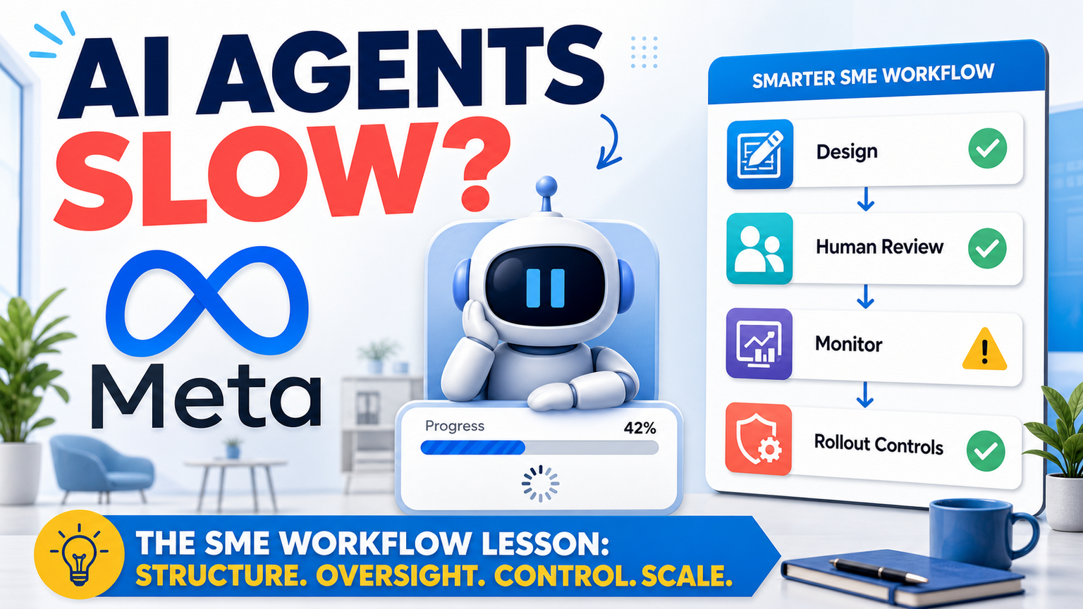 Meta's Slower AI Agents: The SME Workflow Lesson