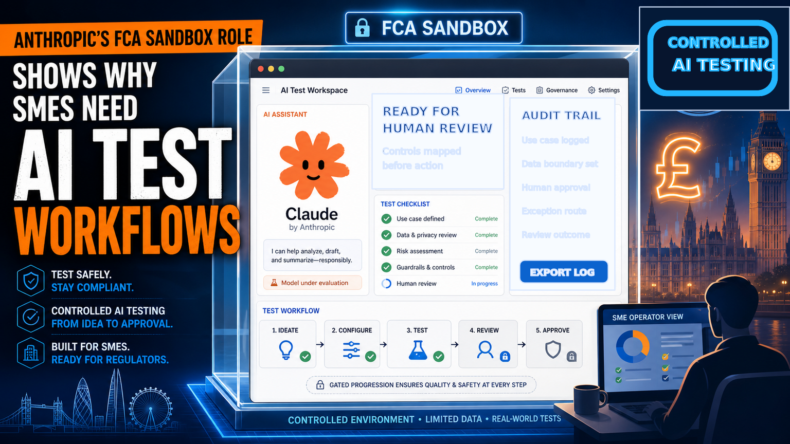 Anthropic's FCA Sandbox Role Shows Why SMEs Need AI Test Workflows