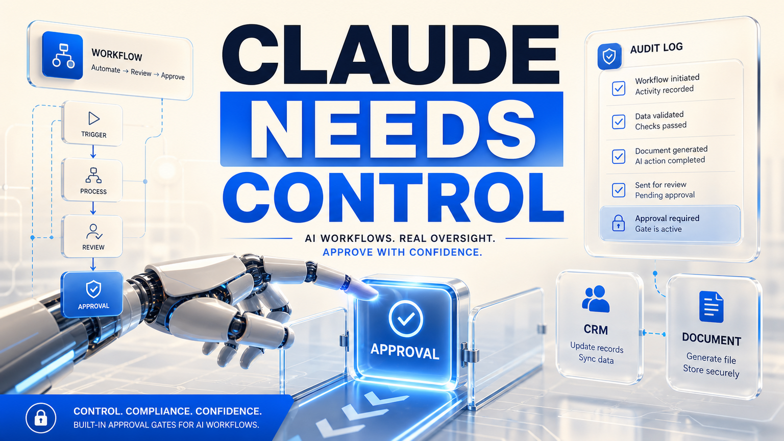 Claude Workflow Automation Needs Approval Gates Before Agents Act